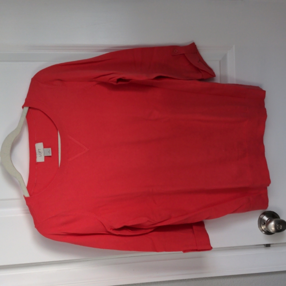 Loft medium sweater thin 3/4 sleeve
